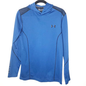Under Armour Fitted Cold Gear Hooded Pullover Long Sleeve Size Medium